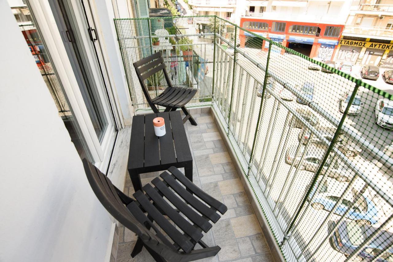 Salonika Downtown Spacious Apartment Thessaloníki Exteriör bild