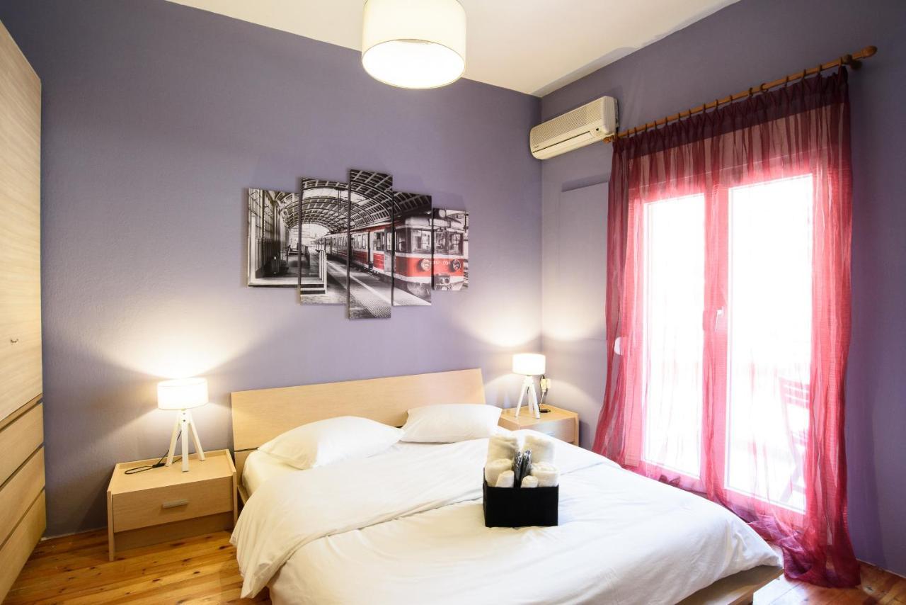 Salonika Downtown Spacious Apartment Thessaloníki Exteriör bild